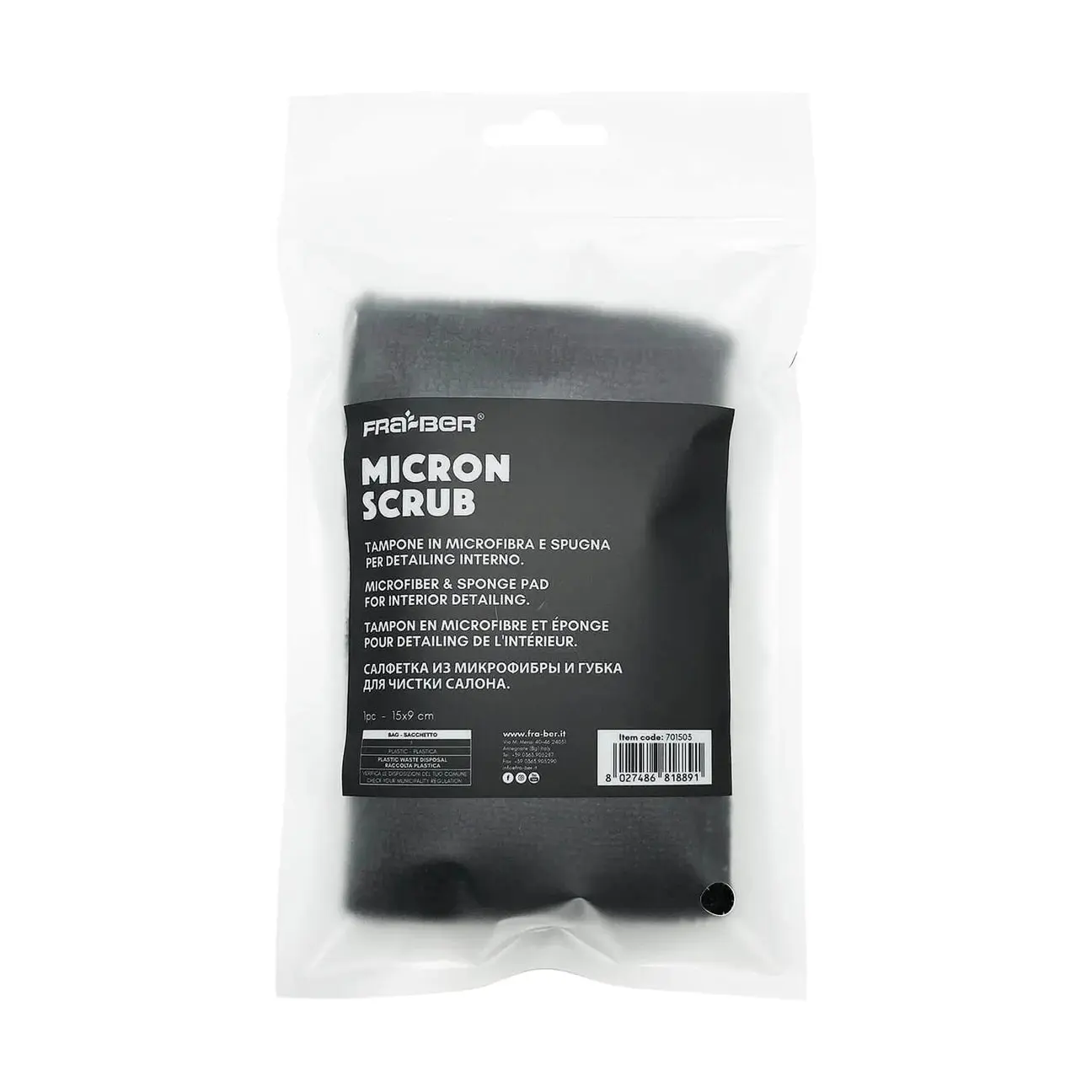 Innovacar Micron Scrub Pad - Tampone Pulizia Interni Auto