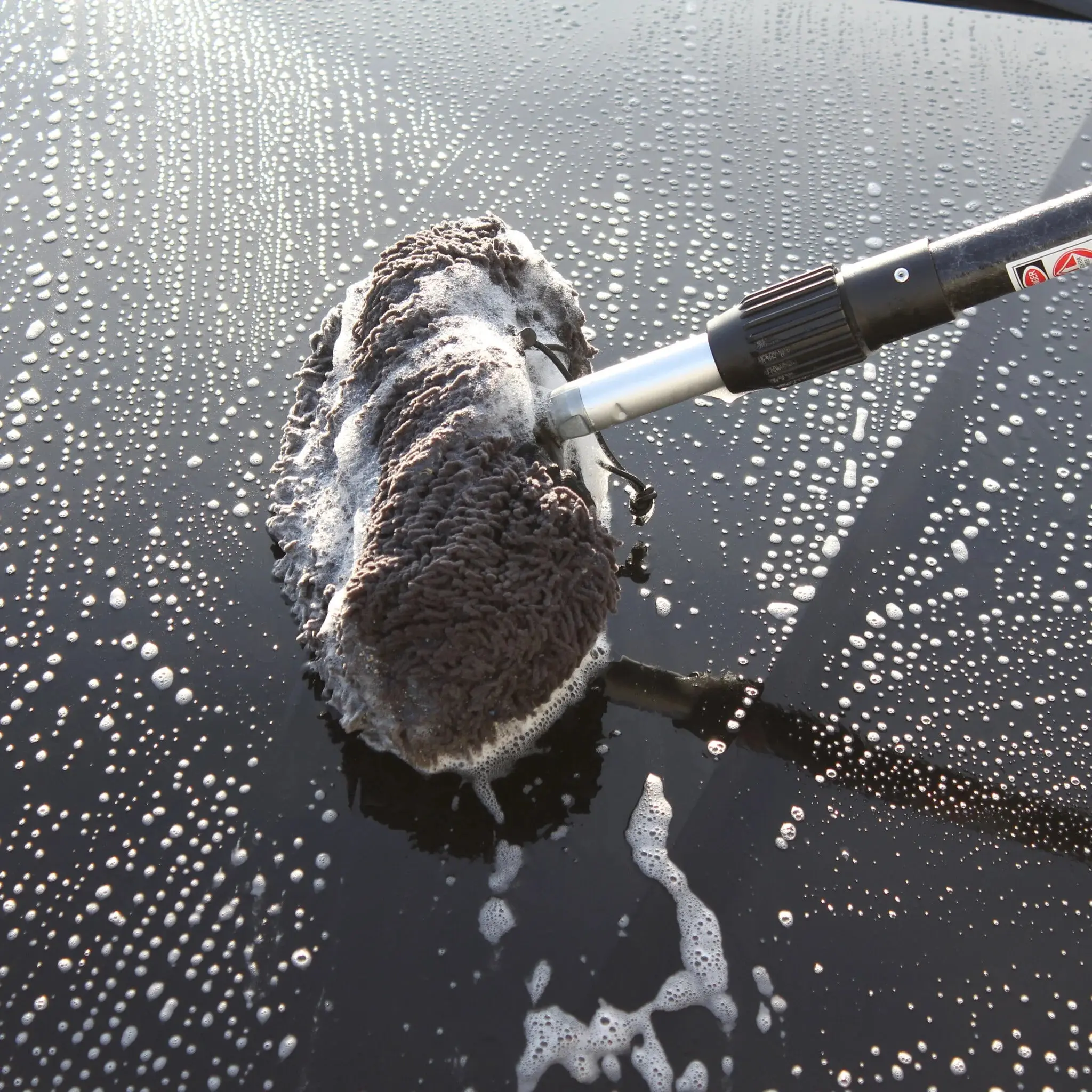 Car-Care.it Rasta Gray Brush Cover - Copri Spazzola Autolavaggio "condom wash" - Image 2
