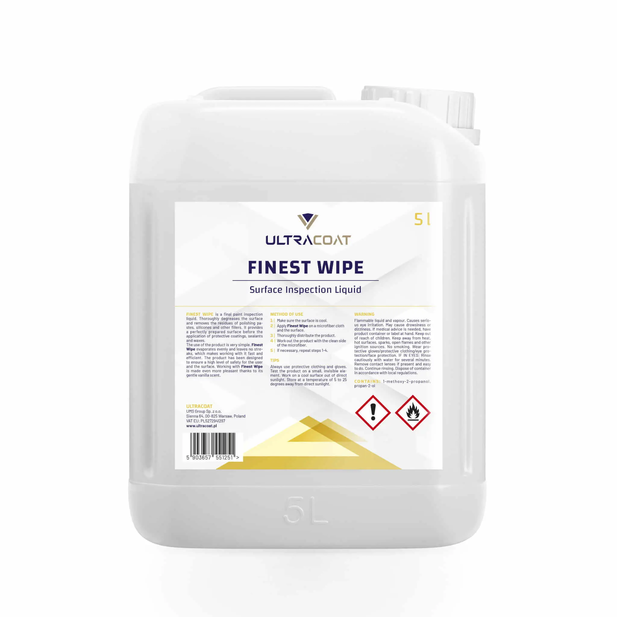 Ultracoat Finest Wipe - Sgrassatore IPA antistatico - Image 2